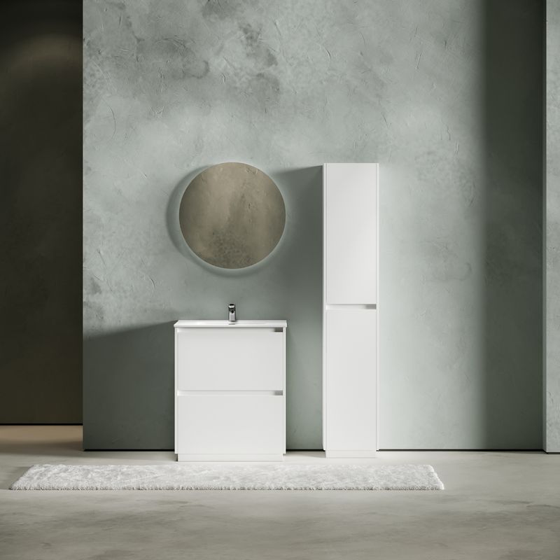 Тумба напольная Sancos Либра напольная (Libra Floor) LB70FW 69х45х84 (белый глянцевый)