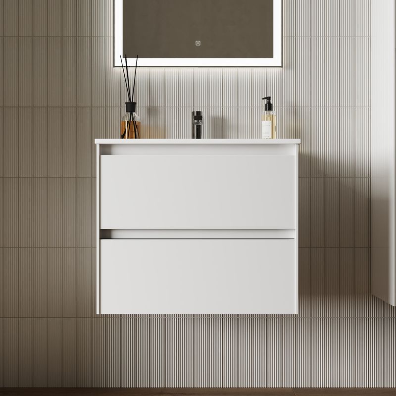 Тумба подвесная Sancos Cento / Сто CN60W 59х45х50 (белый), глянец