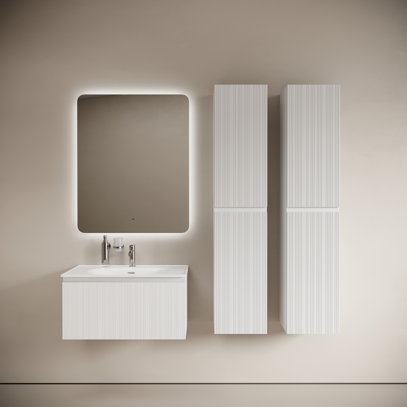 Тумба подвесная Sancos Код (Code) CD80W 78.5х45.3х40 (белый), с одним ящиком