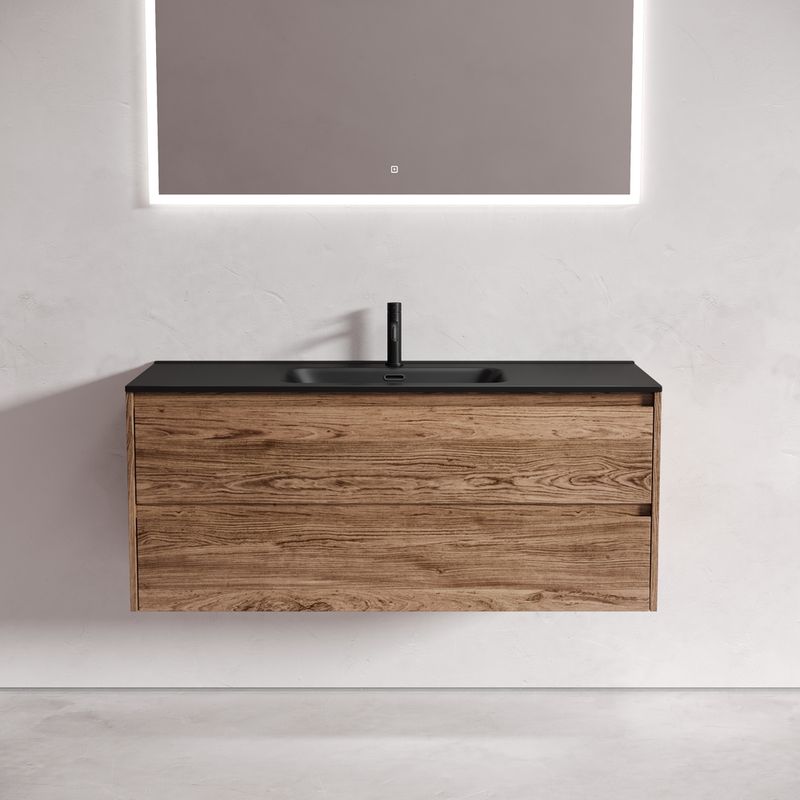 Тумба подвесная Sancos Либра (Libra) LB120-1ECH 119х45х50 (дуб чарльстон)