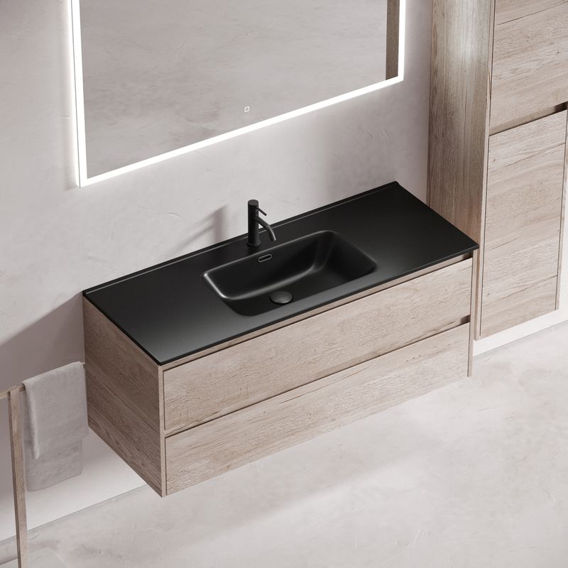 Тумба подвесная Sancos Либра (Libra) LB120-1EG 119х45х50 (дуб галифакс)