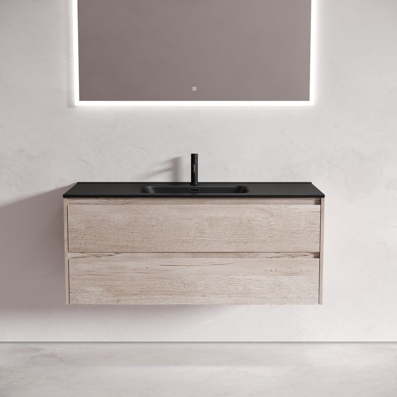 Тумба подвесная Sancos Либра (Libra) LB120-1EG 119х45х50 (дуб галифакс)
