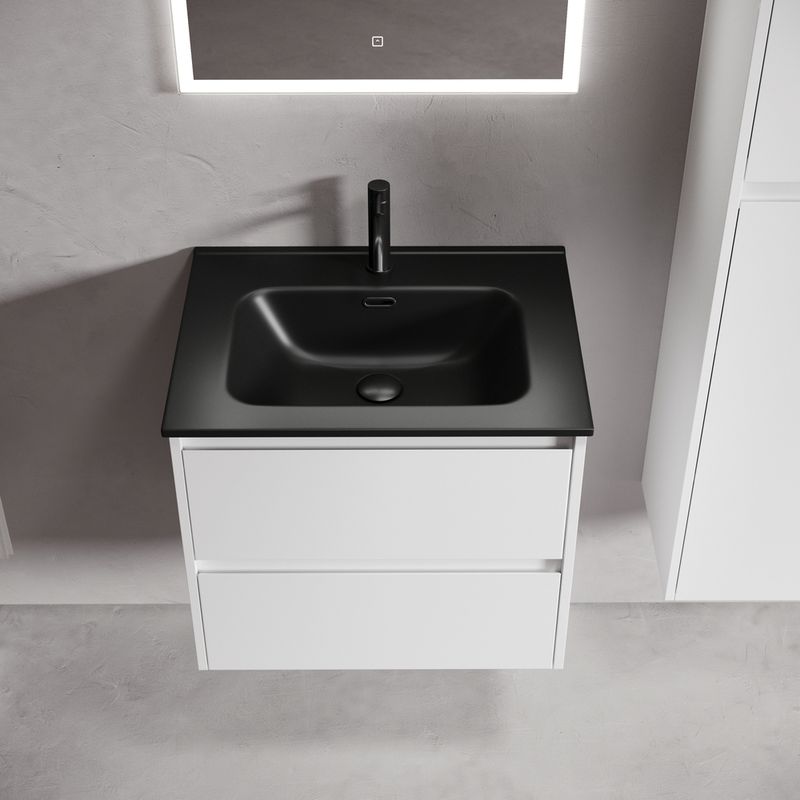 Тумба подвесная Sancos Либра (Libra) LB60W 59х45х50  (белый глянцевый)