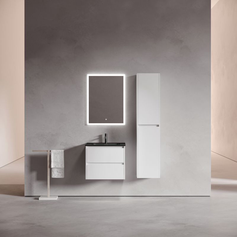 Тумба подвесная Sancos Либра (Libra) LB60W 59х45х50  (белый глянцевый)