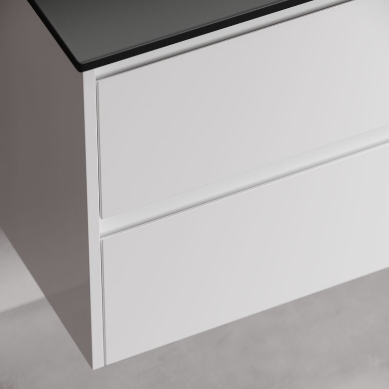 Тумба подвесная Sancos Либра (Libra) LB80W 79х45х50  (белый глянцевый)