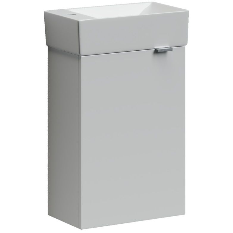 Тумба подвесная Sancos Mini MN35WL 35.5х20.5х50 (белый), глянец, левая