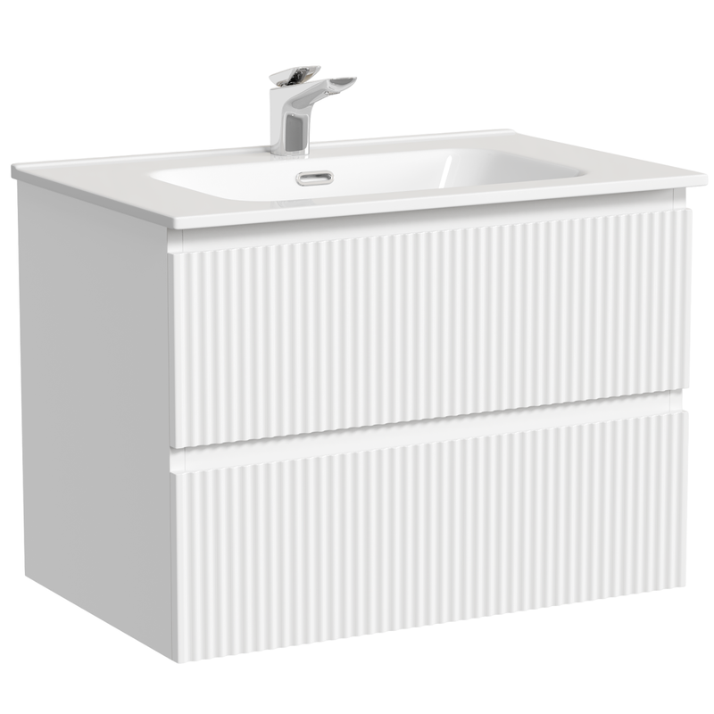 Тумба подвесная Sancos Сноб Р (Snob R) SNR70W 69х44.5х50 (белый матовый)