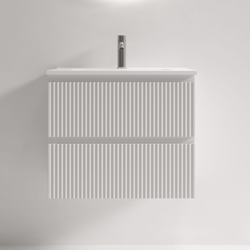 Тумба подвесная Sancos Сноб Р (Snob R) SNR60/39W 59х39х50 (белый матовый)
