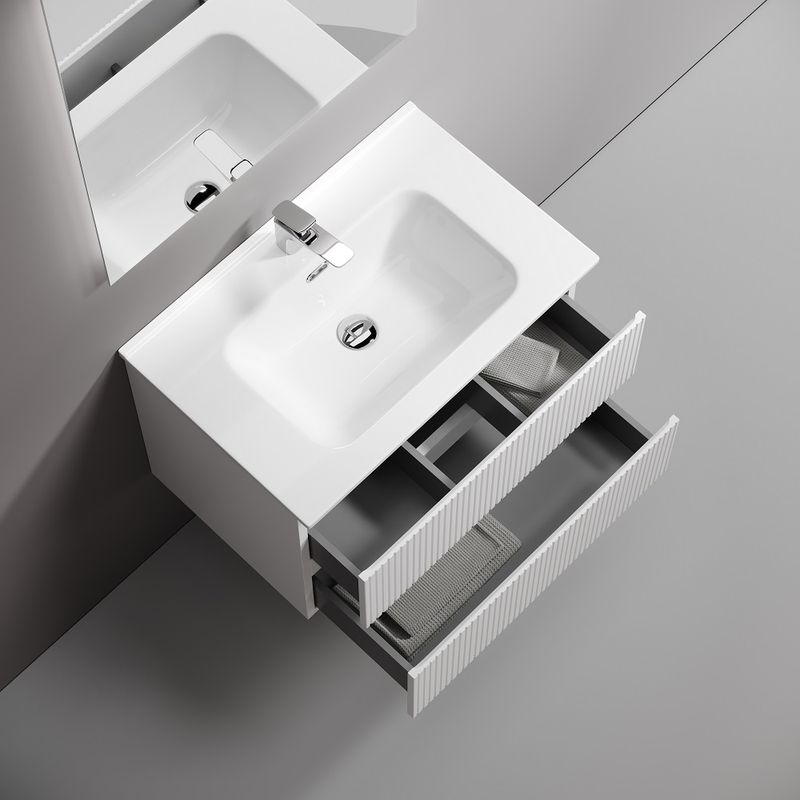 Тумба подвесная Sancos Snob T / Сноб Т SNT70W 69х44.5х50 (белый матовый)