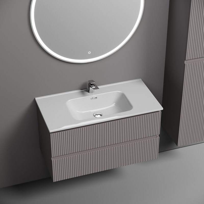 Тумба подвесная Sancos Snob T / Сноб Т SNT90SM 89х44.5х50 (пыльная роза)