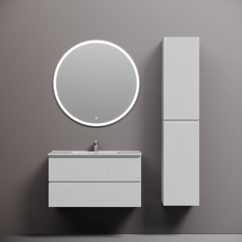 Тумба подвесная Sancos Snob T / Сноб Т SNT90W 89х44.5х50 (белый матовый)