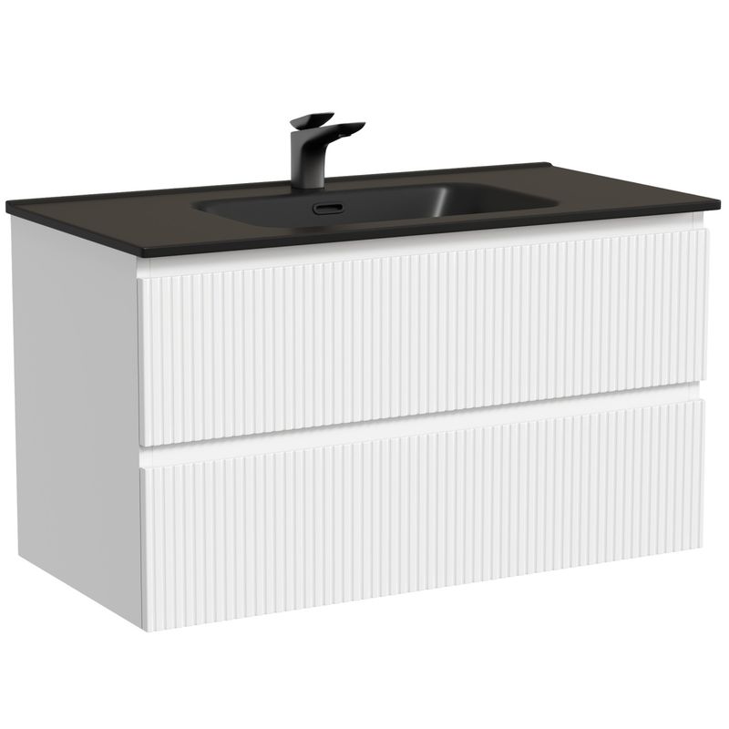 Тумба подвесная Sancos Snob T / Сноб Т SNT90W 89х44.5х50 (белый матовый)