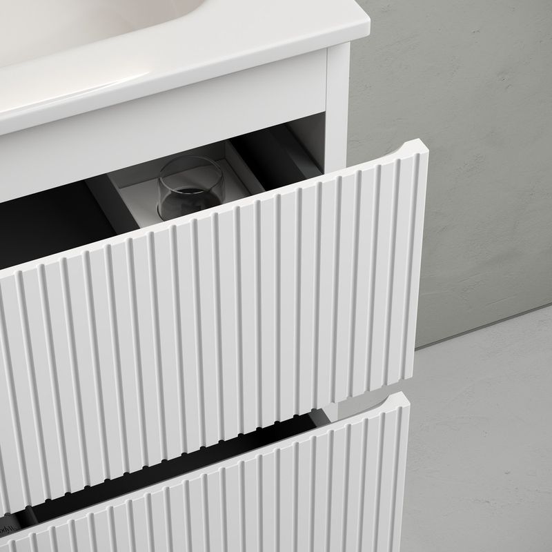 Тумба подвесная Sancos Snob T / Сноб Т SNT60W 59х44.5х50 (белый матовый)