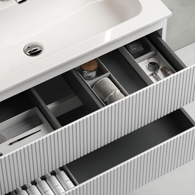 Тумба подвесная Sancos Snob T / Сноб Т SNT60W 59х44.5х50 (белый матовый)