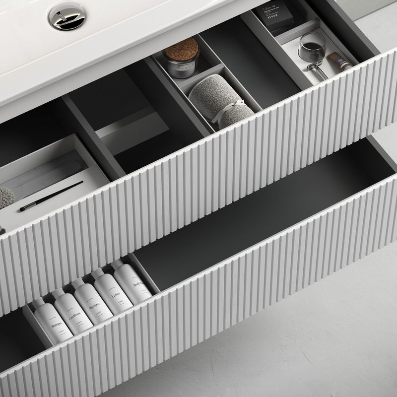 Тумба подвесная Sancos Snob T / Сноб Т SNT80W 79х44.5х50 (белый матовый)