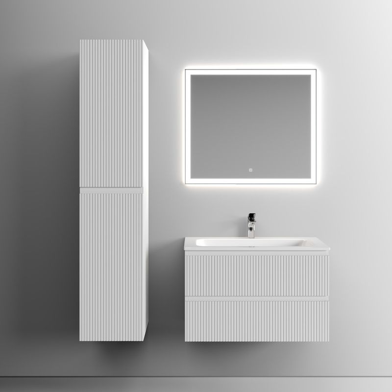 Тумба подвесная Sancos Snob T / Сноб Т SNT80W 79х44.5х50 (белый матовый)