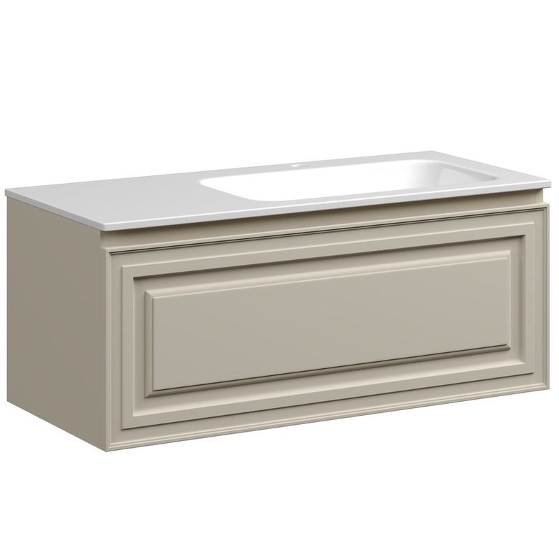 Тумба подвесная Sancos Very VR100RCE 99.5х44.5х40.6 (Beige Soft), правая