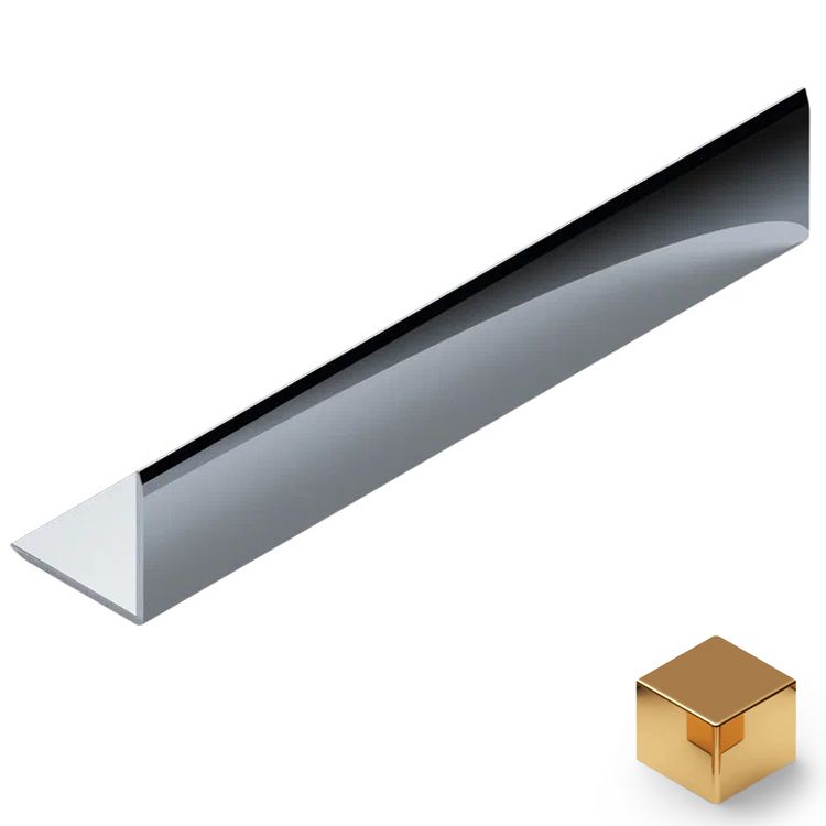 Угол 10x10 мм алюминий Neexy PV60-05 (золото блестящее), 2.7 м.