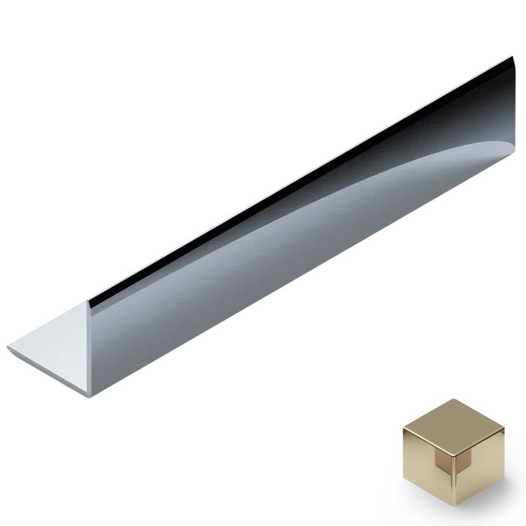 Угол 15x15 мм алюминий Neexy PV61-09 (шампань блестящая), 2.7 м.