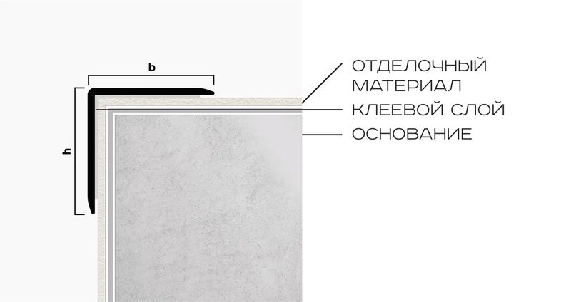 Угол 20x20 мм алюминий Neexy PV63-41 (муар белый), 2.7 м.