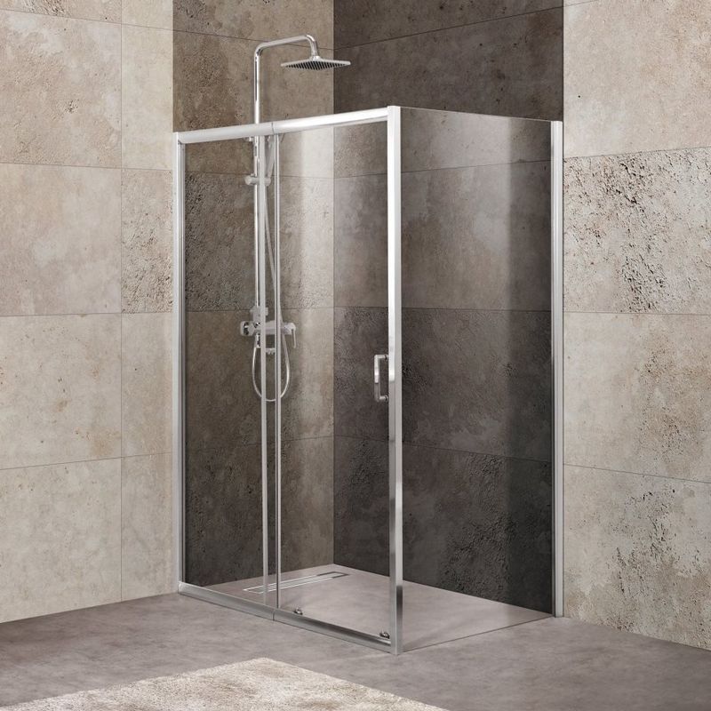 Душевой уголок BelBagno Unique UNIQUE-AH-1-110/125-80-C-Cr 125x80