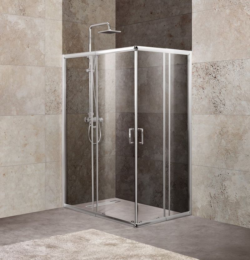 Душевой уголок BelBagno Unique UNIQUE-AH-2-100/115-75/90-C-Cr 115x90