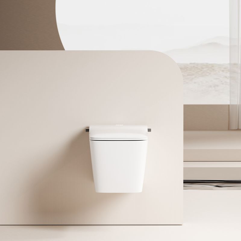 Унитаз-биде подвесной Abber Rechteck AC1215S 60x36x38 (белый), электронный, с импульсным смывом