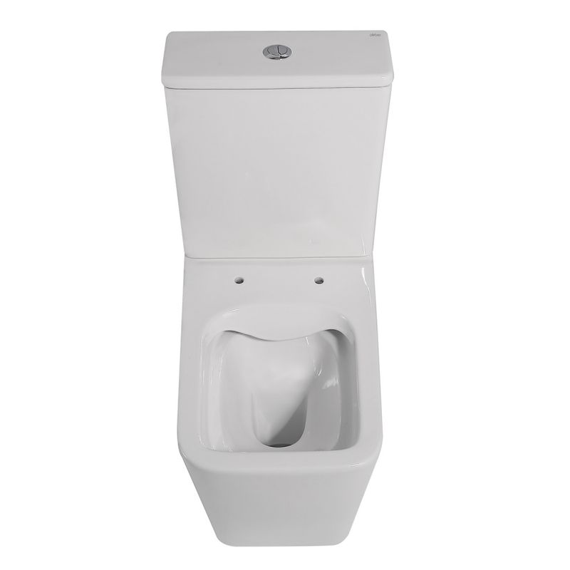 Унитаз компакт Abber Rechteck AC1210 64x36x84 (белый), безободковый