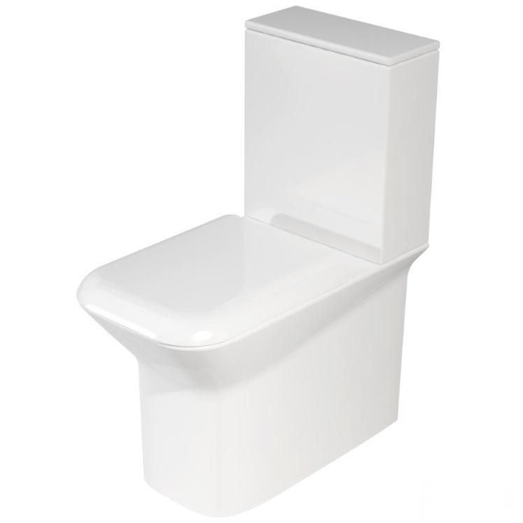 Унитаз приставной Azzurra Prua PRVCMP000000BI/(PRU100/MBP bi) 65х35.5