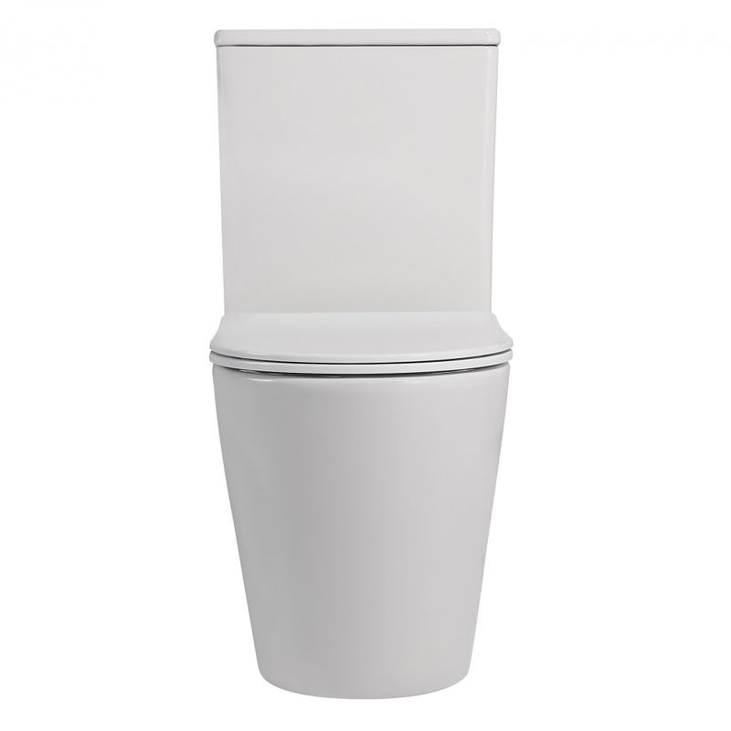Унитаз компакт Abber Bequem AC1112 61x36x85 (белый), безободковый 