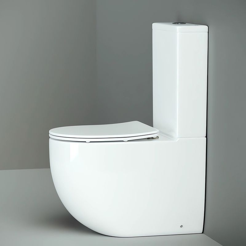 Унитаз напольный Ceramica Nova Metropol CN4001 62х34 с креплением и сиденьем (белый)