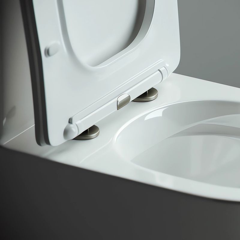Унитаз напольный Ceramica Nova Metropol CN4001 62х34 с креплением и сиденьем (белый)