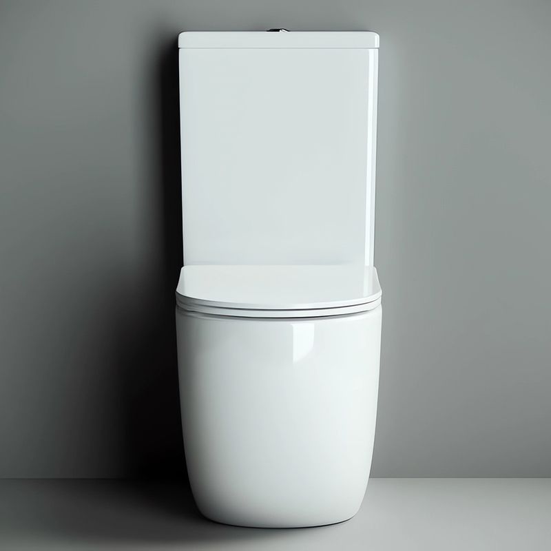 Унитаз напольный Ceramica Nova Metropol CN4001 62х34 с креплением и сиденьем (белый)