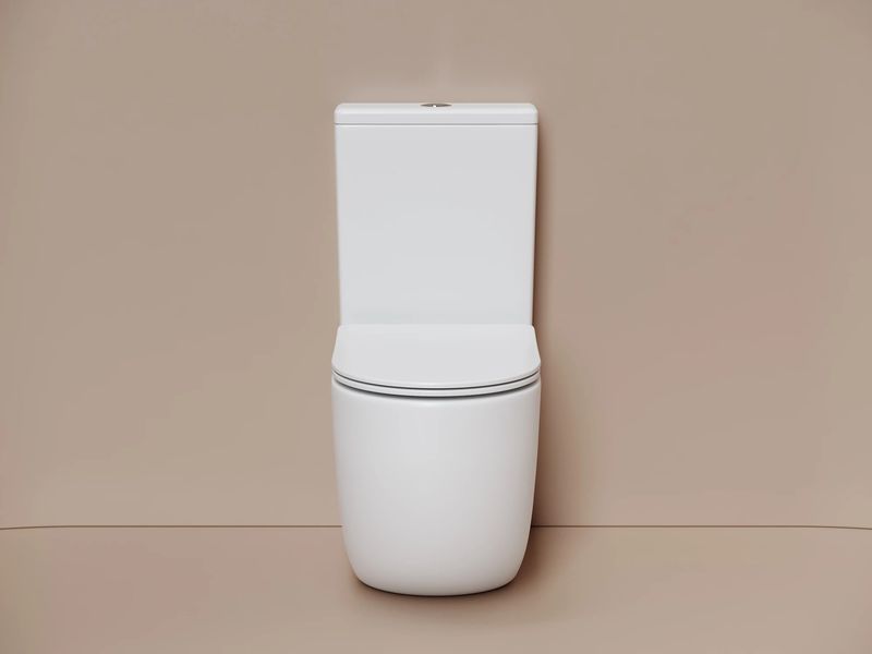 Унитаз напольный пристенный Ceramicanova Метропол (Metropol) CN4001TMW 62.5х38.5х83.5 (белый матовый), смыв торнадо