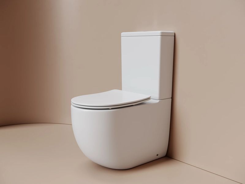 Унитаз напольный пристенный Ceramicanova Метропол (Metropol) CN4001TMW 62.5х38.5х83.5 (белый матовый), смыв торнадо