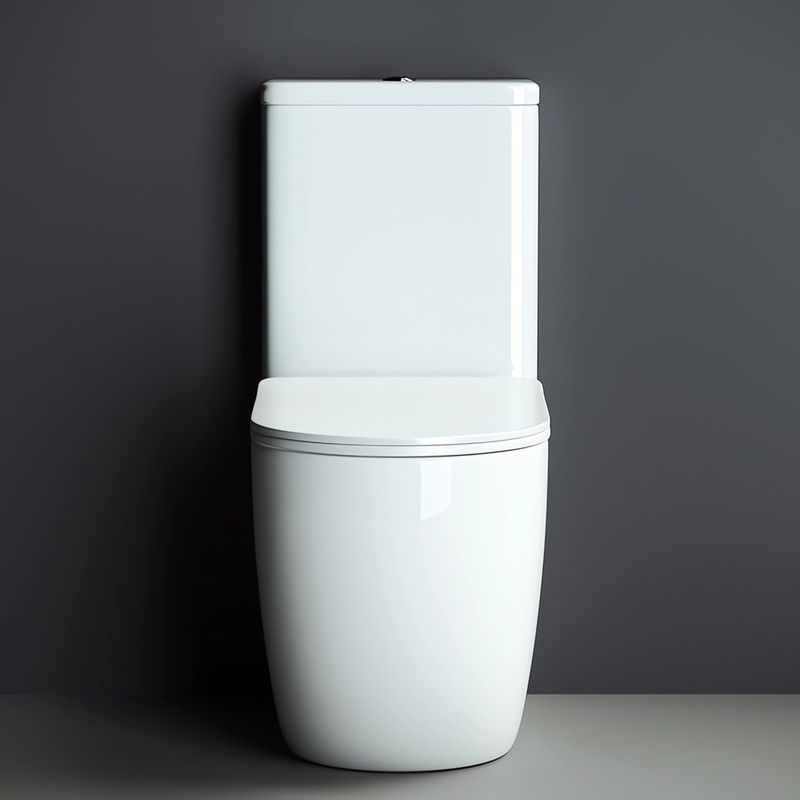 Унитаз напольный Ceramica Nova Mia Rimless CN1801-B 62х36 с сиденьем-крышкой с микролифтом, без бачка (белый)