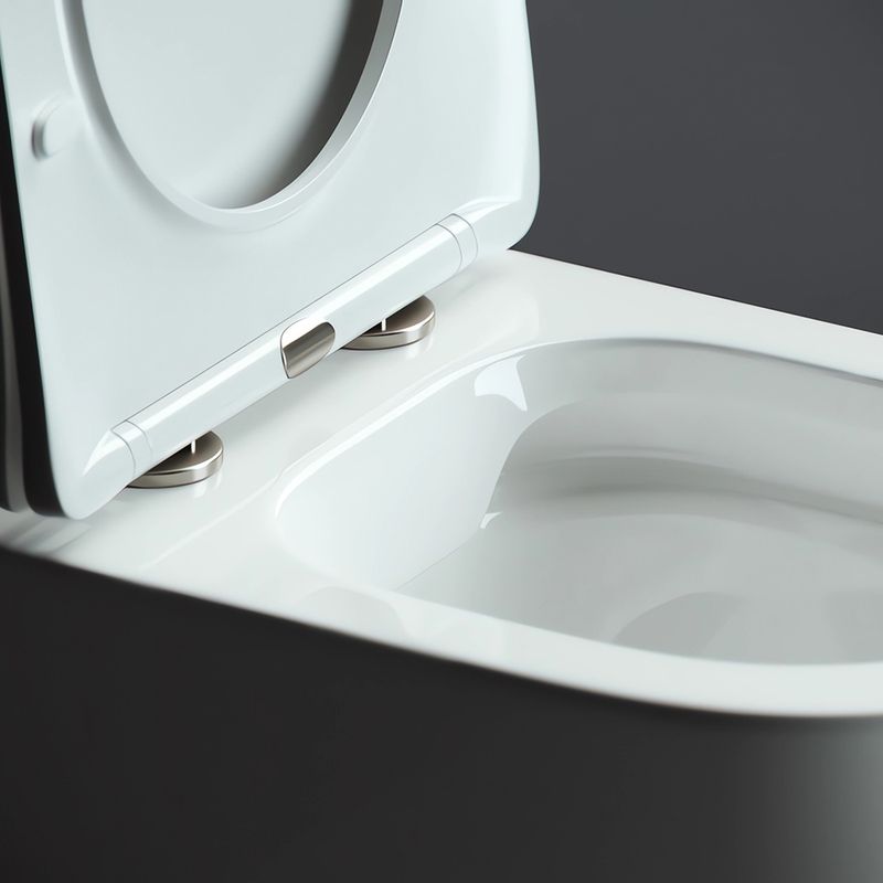 Унитаз напольный Ceramica Nova Mia Rimless CN1801-B 62х36 с сиденьем-крышкой с микролифтом, без бачка (белый)