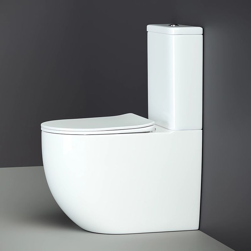 Унитаз напольный Ceramica Nova Mia Rimless CN1801-B 62х36 с сиденьем-крышкой с микролифтом, без бачка (белый)