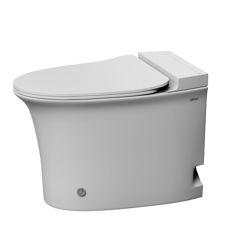 Унитаз напольный с импульсным смывом Abber Bequem AC1125P 62.5x38x40 (белый)