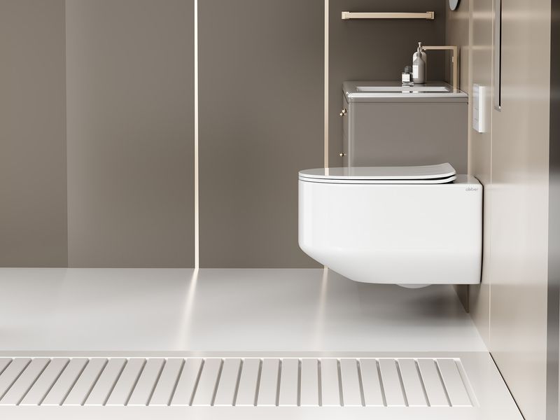 Унитаз подвесной Abber Bequem AC1130 53.5x36x34 (белый), смыв торнадо