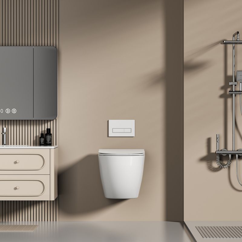 Унитаз подвесной Abber Ultra AC1301 51.5x36x36 (белый)