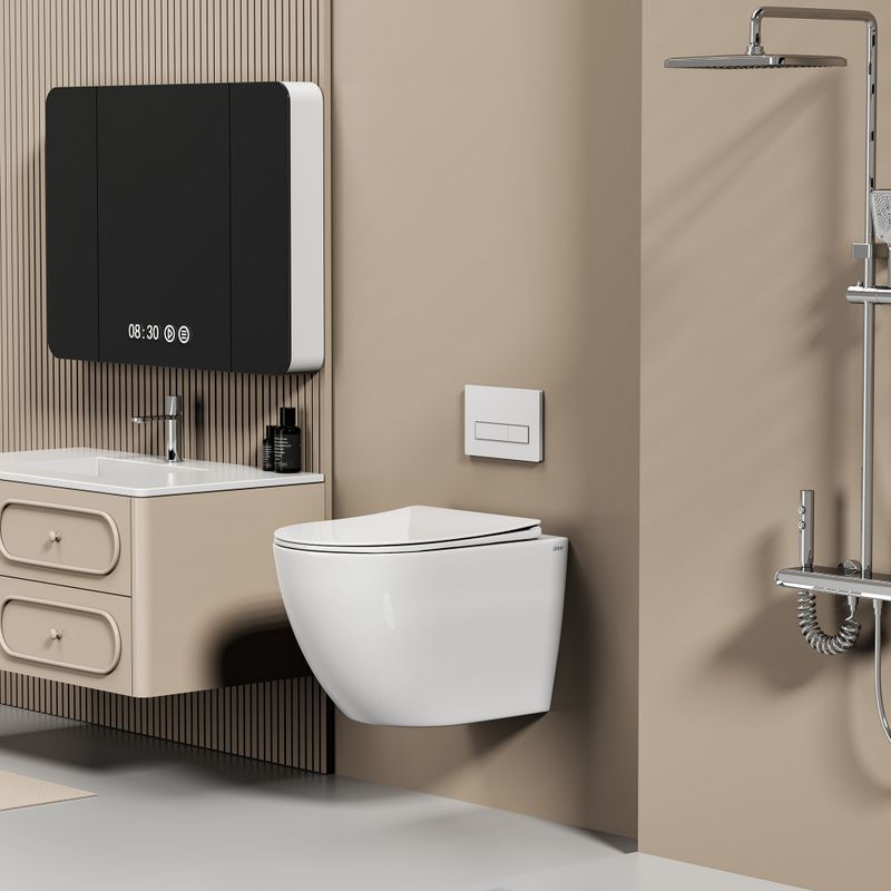 Унитаз подвесной Abber Ultra AC1301 51.5x36x36 (белый)