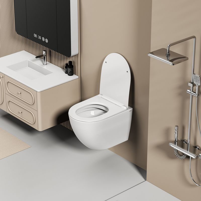 Унитаз подвесной Abber Ultra AC1301 51.5x36x36 (белый)