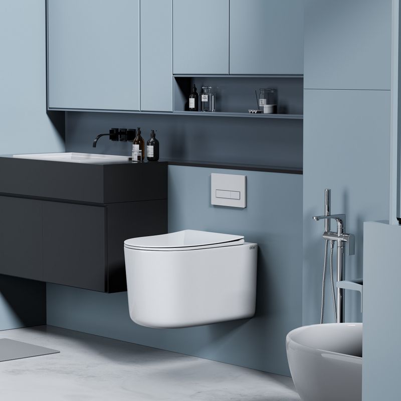 Унитаз подвесной Abber Ultra AC1302 52x36x32 (белый)