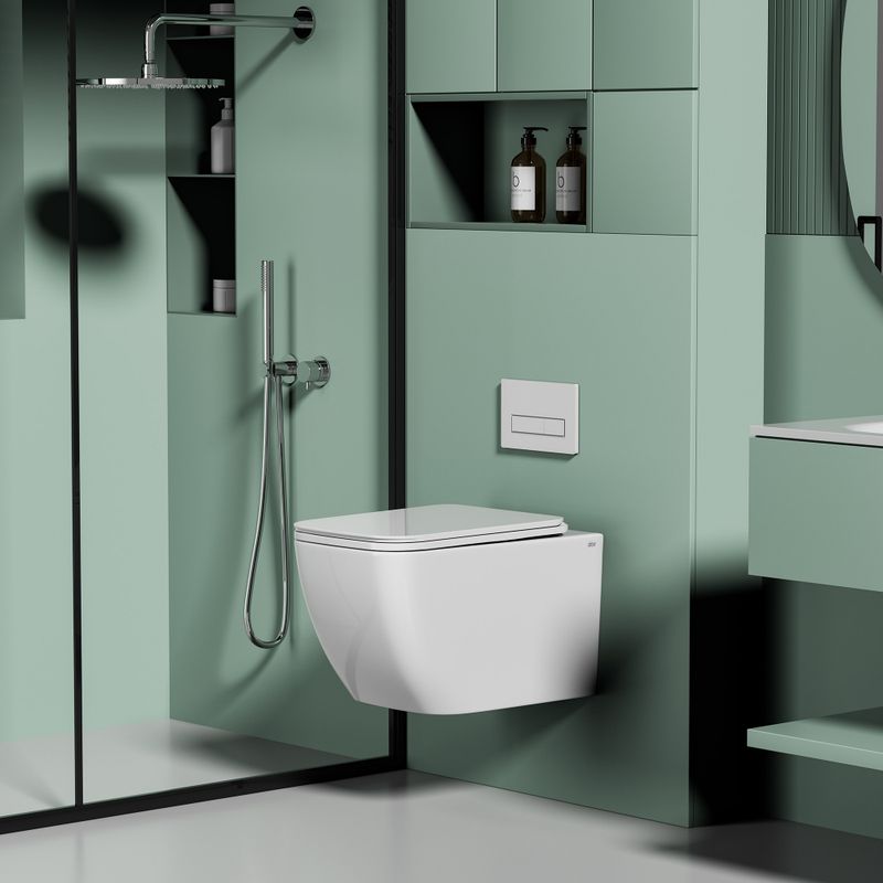 Унитаз подвесной Abber Ultra AC1303 52x32x32 (белый)