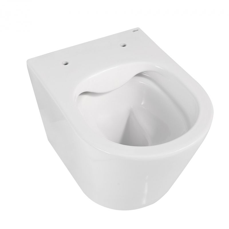 Унитаз подвесной Abber Bequem AC1102 49x36x36 (белый), безободковый 