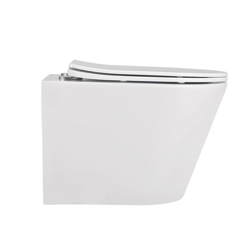 Унитаз подвесной Abber Bequem AC1102 49x36x36 (белый), безободковый 