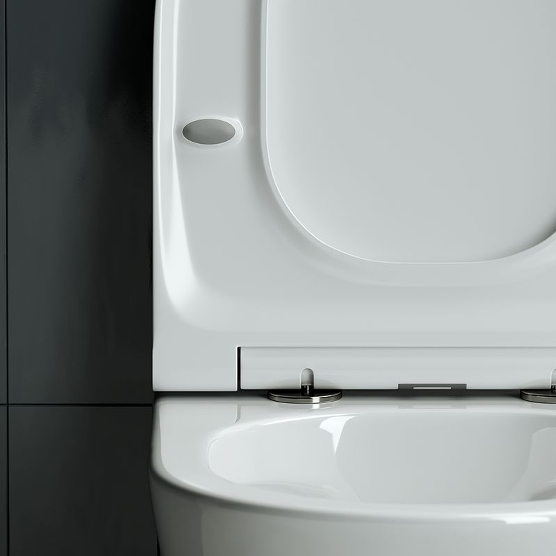 Унитаз подвесной Ceramica Nova Forma Rimless CN3011 37x32.5 с сиденьем и креплением (белый)