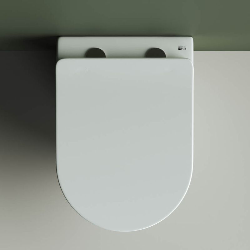Унитаз подвесной Ceramica Nova HighLight Rimless CN1804 52x35  с сиденьем (белый)