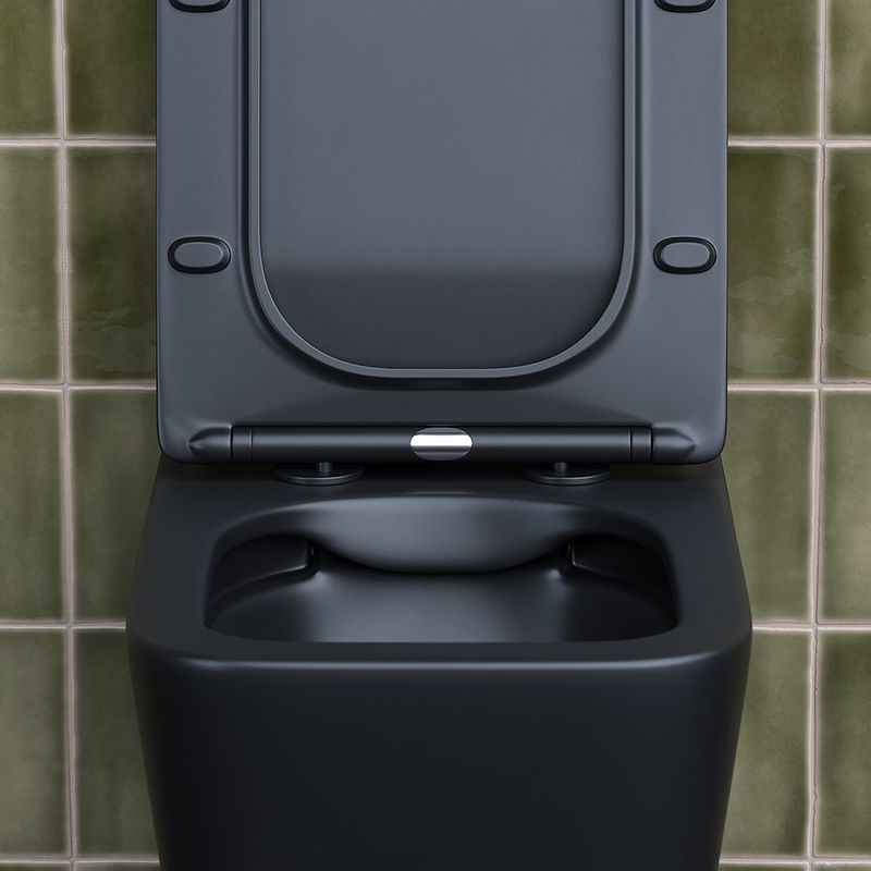 Унитаз подвесной Ceramica Nova Metric CN3007MB 51х34.5 с сиденьем и креплением (черный мат)